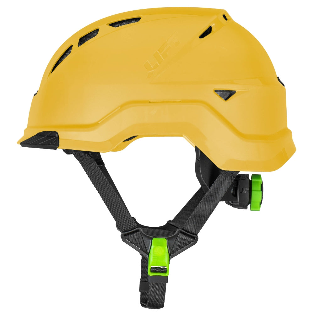 LIFT Safety HRX-22YC2 RADIX Vented Safety Helmet - Ratchet Suspension - Yellow