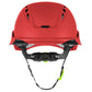 LIFT Safety HRX-22YC2 RADIX Vented Safety Helmet - Ratchet Suspension - Red