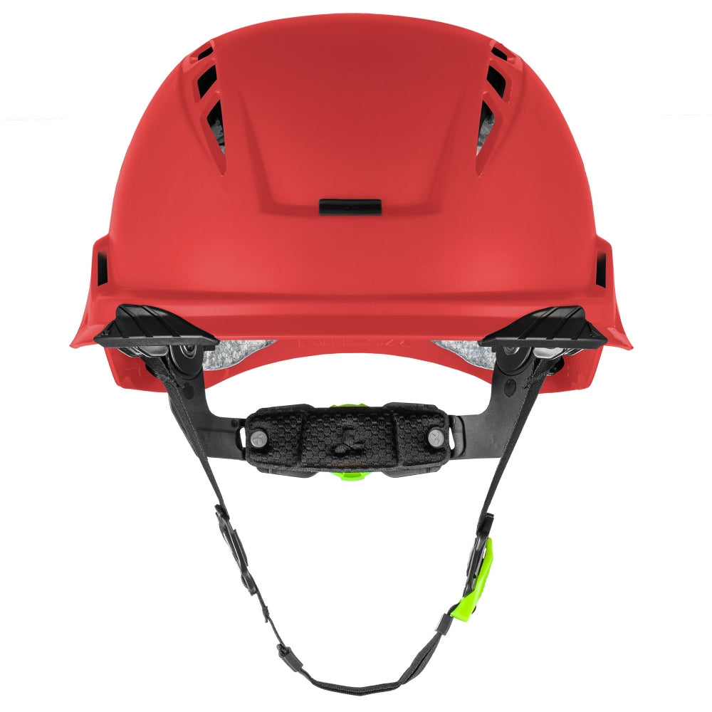LIFT Safety HRX-22YC2 RADIX Vented Safety Helmet - Ratchet Suspension - Red
