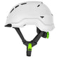 LIFT Safety HRX-22YC2 RADIX Vented Safety Helmet - Ratchet Suspension - White