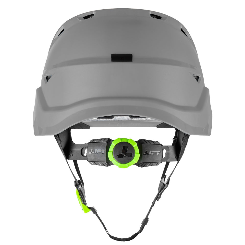LIFT Safety HRX-22YC2 RADIX Vented Safety Helmet - Ratchet Suspension - Grey