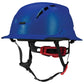 LIFT Safety HRXF-25YC2 RADIX Full Brim Vented Safety Helmet wTwiceme - Ratchet Suspension - Blue