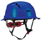 LIFT Safety HRXF-25YC2 RADIX Full Brim Vented Safety Helmet wTwiceme - Ratchet Suspension - Blue