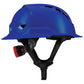 LIFT Safety HRXF-25YC2 RADIX Full Brim Vented Safety Helmet wTwiceme - Ratchet Suspension - Blue