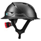 LIFT Safety HRXF-25YC2 RADIX Full Brim Vented Safety Helmet wTwiceme - Ratchet Suspension - Carbon Fiber