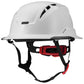 LIFT Safety HRXF-25YC2 RADIX Full Brim Vented Safety Helmet wTwiceme - Ratchet Suspension - White