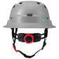 LIFT Safety HRXF-25YC2 RADIX Full Brim Vented Safety Helmet wTwiceme - Ratchet Suspension - Grey