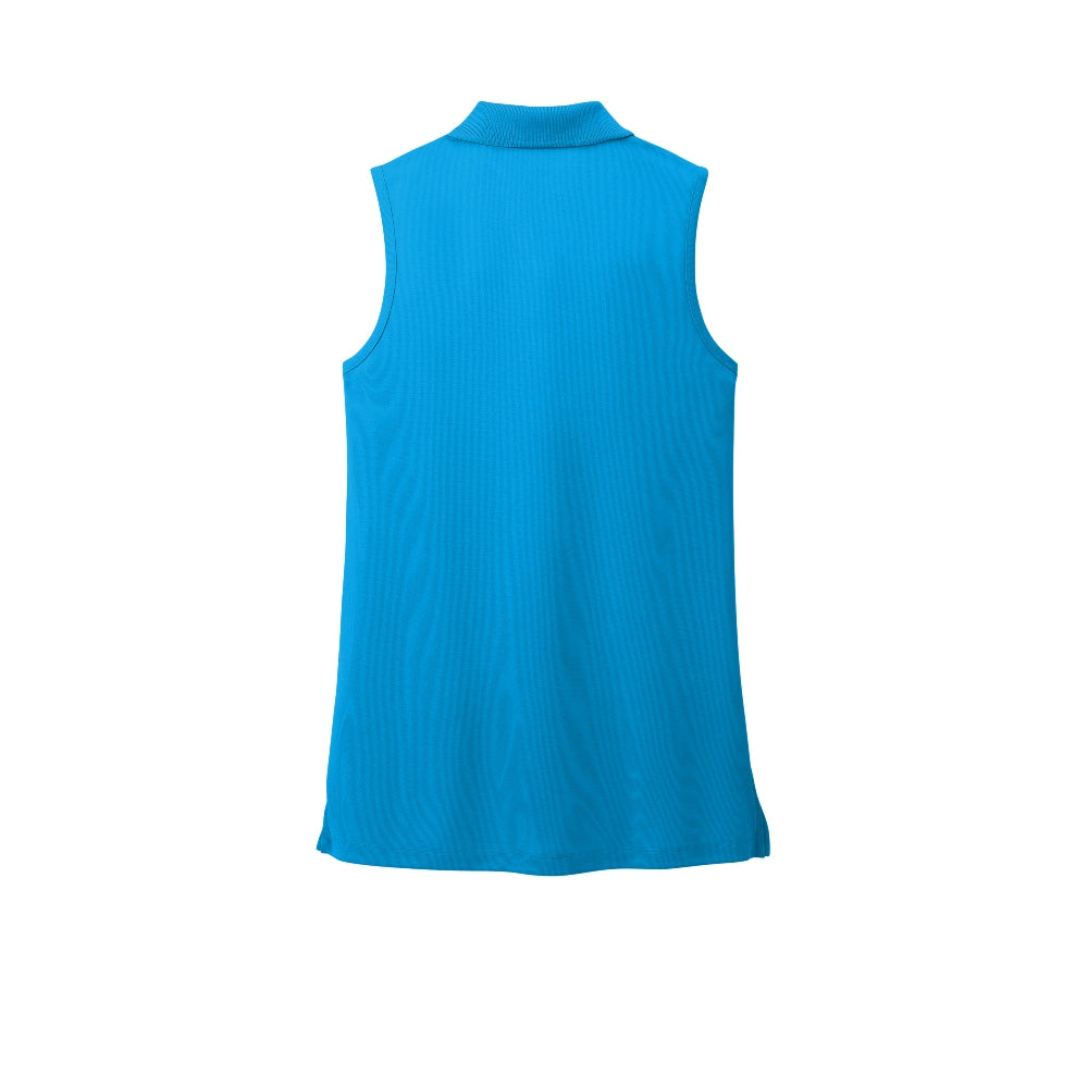 Port Authority® Women's Dry Zone® UV Micro-Mesh Sleeveless Polo - Coastal Blue