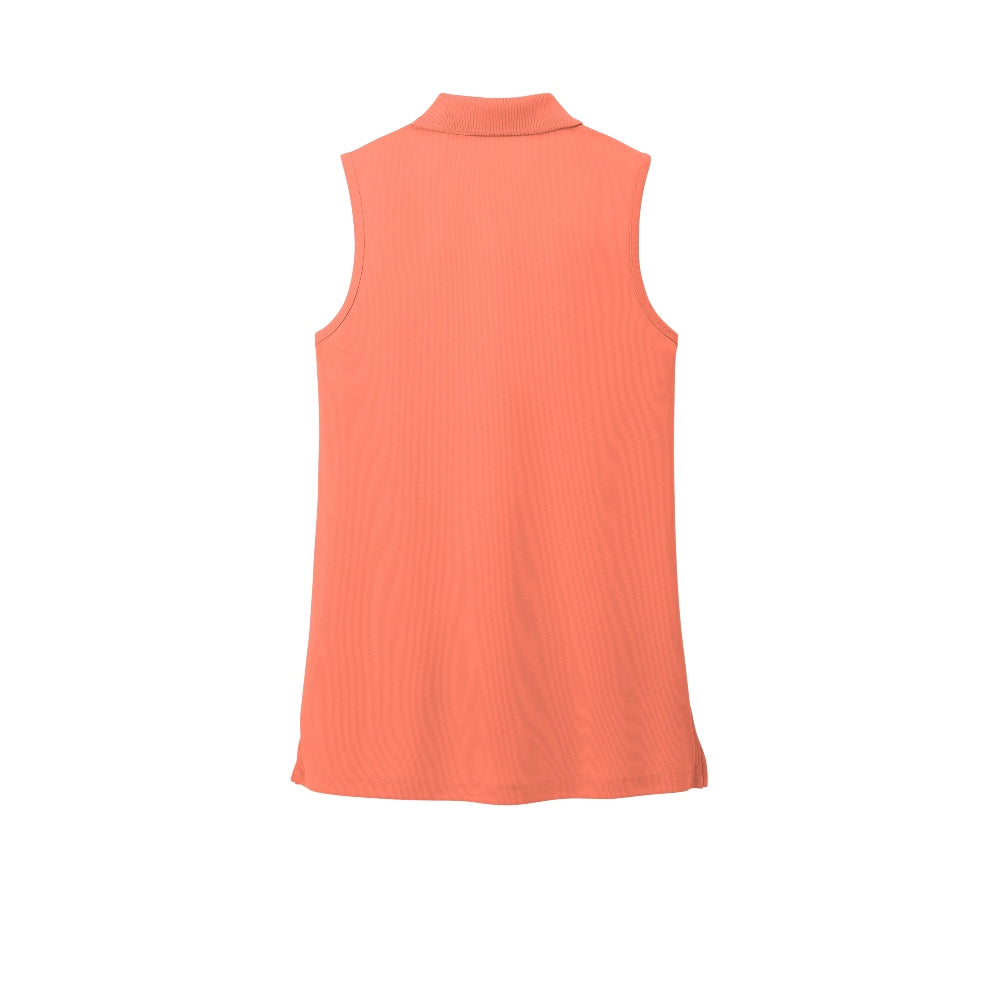 Port Authority® Women's Dry Zone® UV Micro-Mesh Sleeveless Polo - Coral Splash