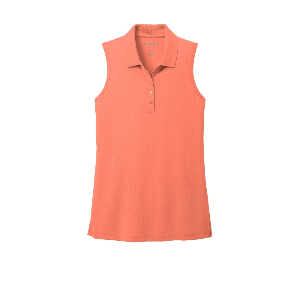 Port Authority® Women's Dry Zone® UV Micro-Mesh Sleeveless Polo - Coral Splash
