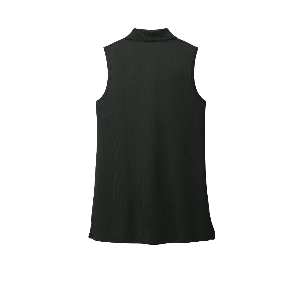 Port Authority® Women's Dry Zone® UV Micro-Mesh Sleeveless Polo - Deep Black