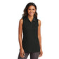Port Authority® Women's Dry Zone® UV Micro-Mesh Sleeveless Polo - Deep Black