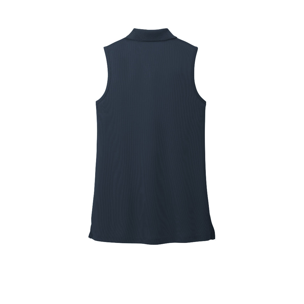 Port Authority® Women's Dry Zone® UV Micro-Mesh Sleeveless Polo - River Blue Navy