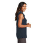 Port Authority® Women's Dry Zone® UV Micro-Mesh Sleeveless Polo - River Blue Navy