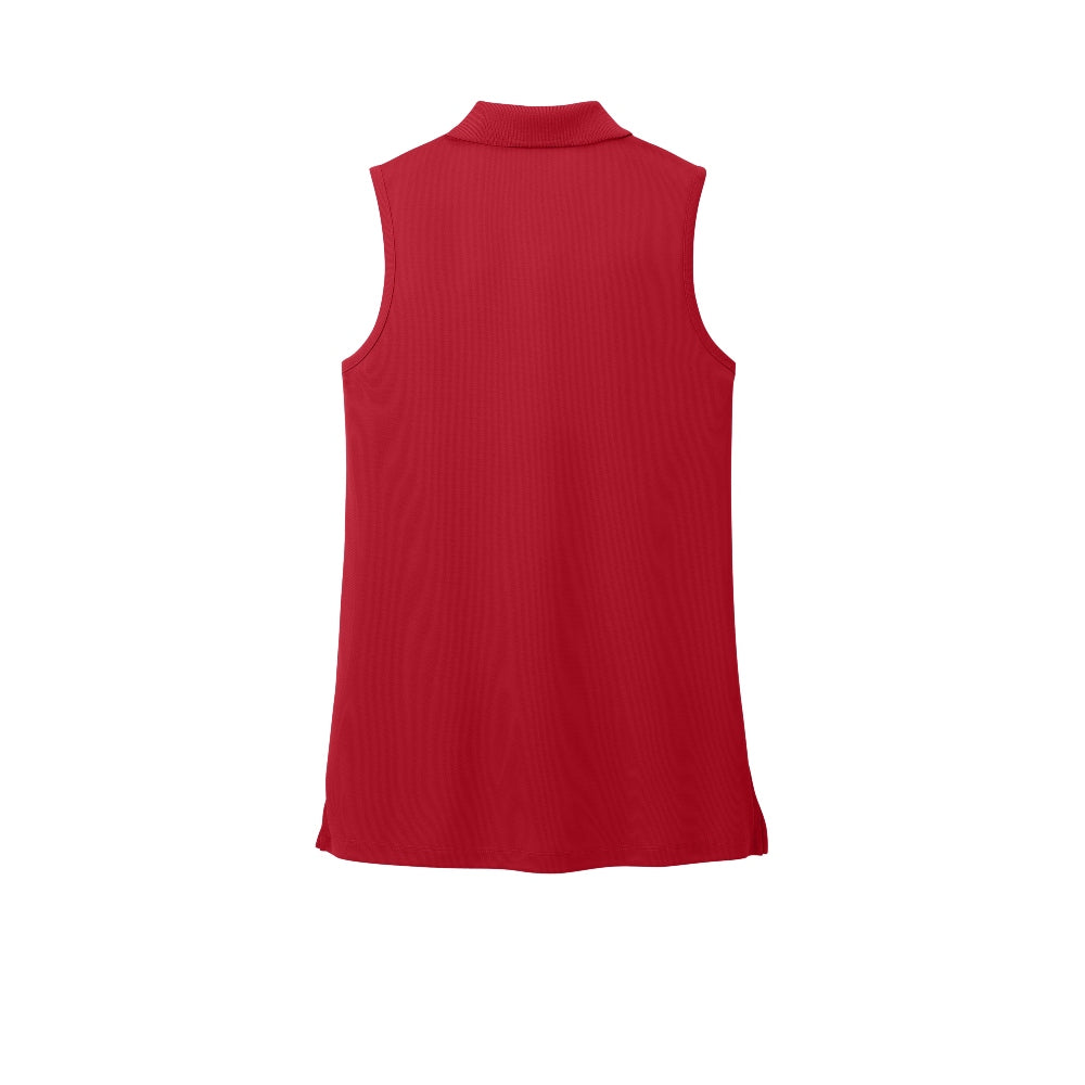Port Authority® Women's Dry Zone® UV Micro-Mesh Sleeveless Polo - Rich Red