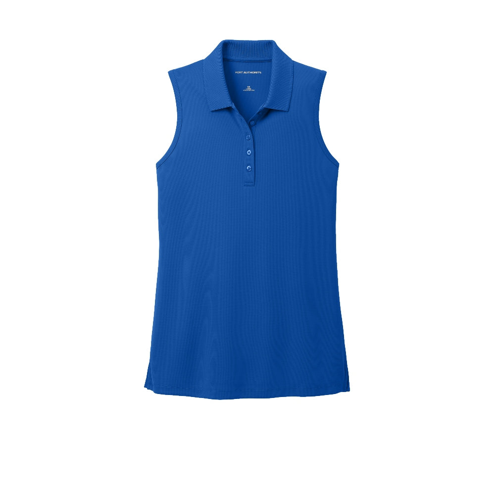Port Authority® Women's Dry Zone® UV Micro-Mesh Sleeveless Polo - True Royal