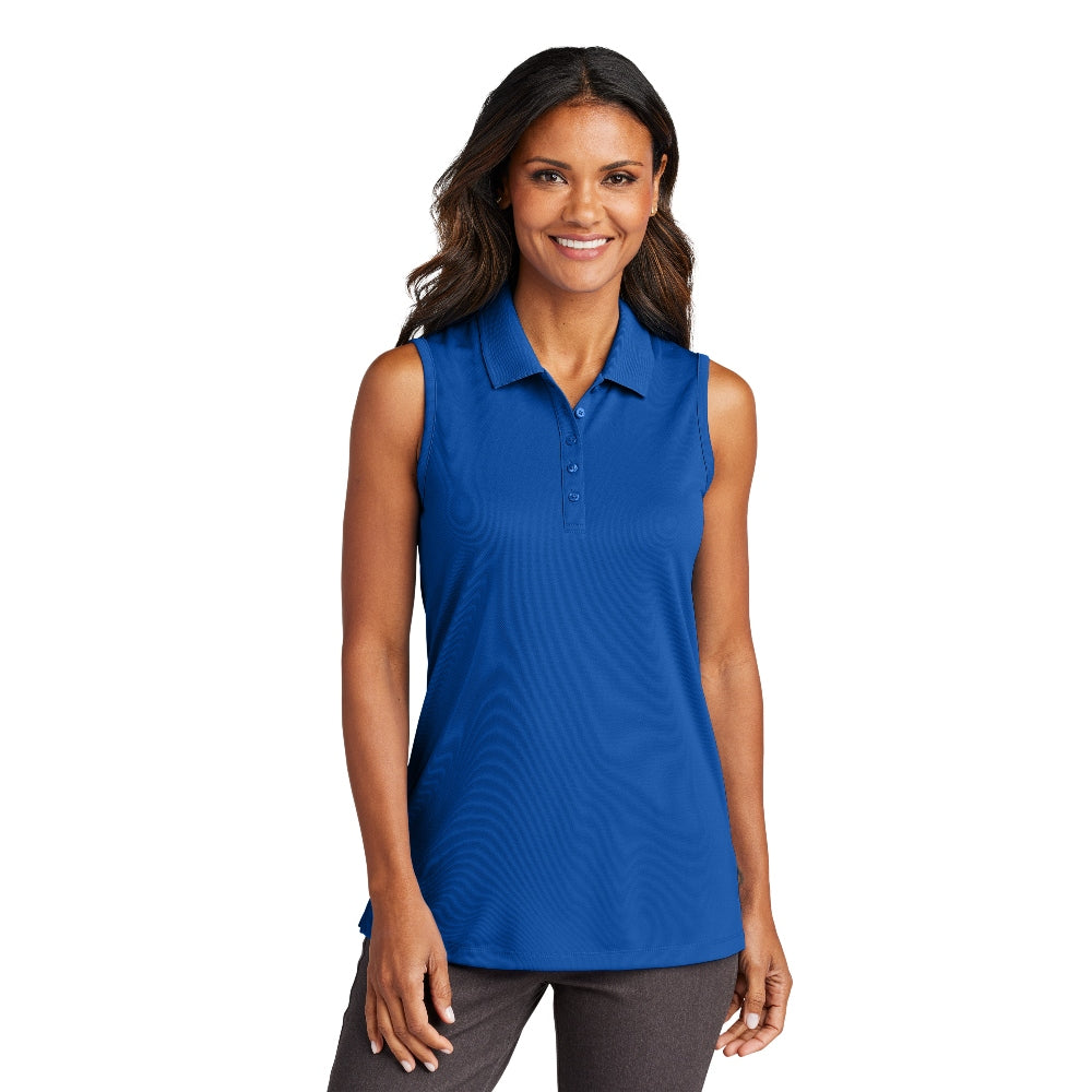 Port Authority® Women's Dry Zone® UV Micro-Mesh Sleeveless Polo - True Royal