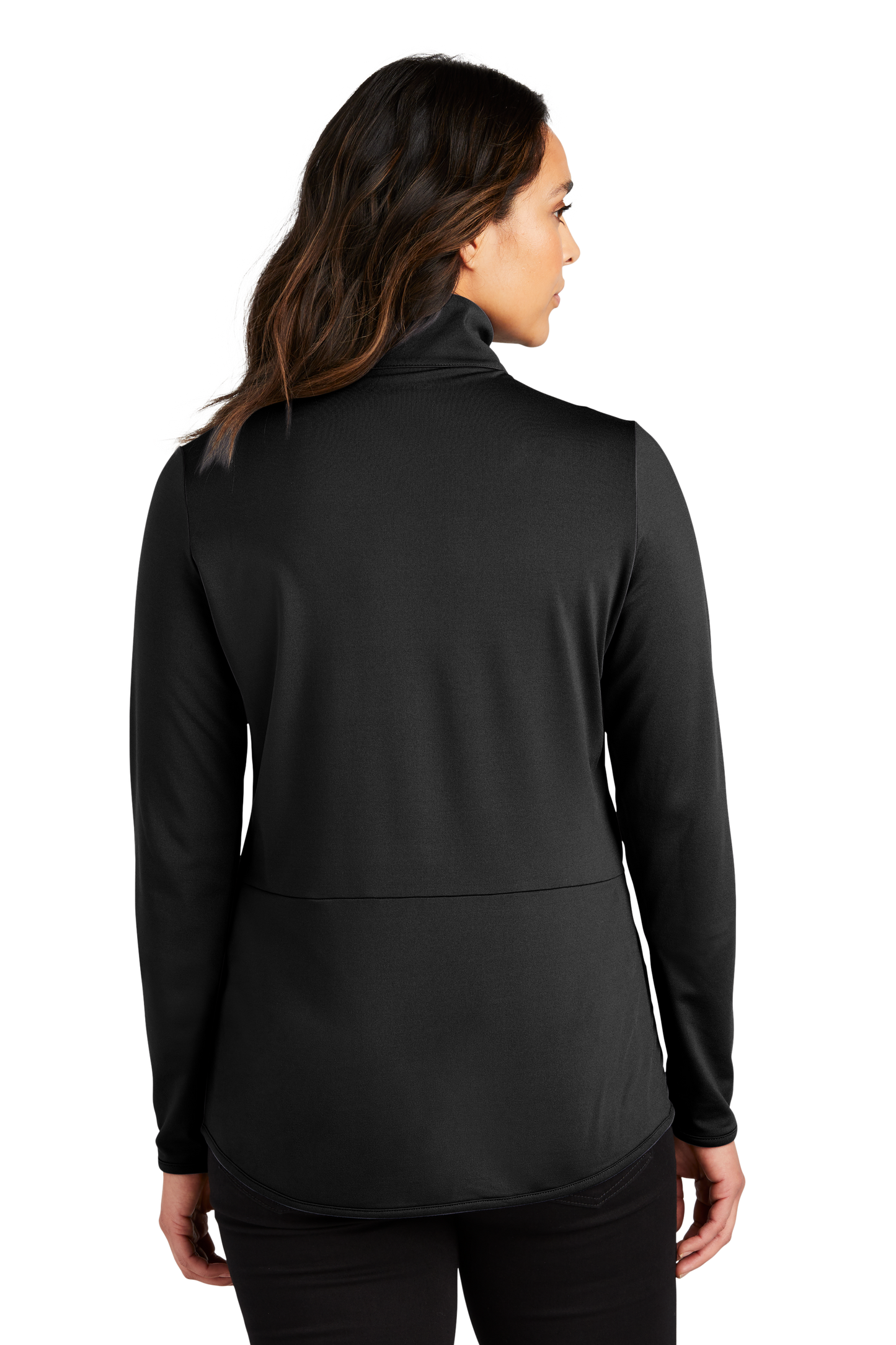 Port Authority® Women's Accord Stretch Fleece Full-Zip - Black