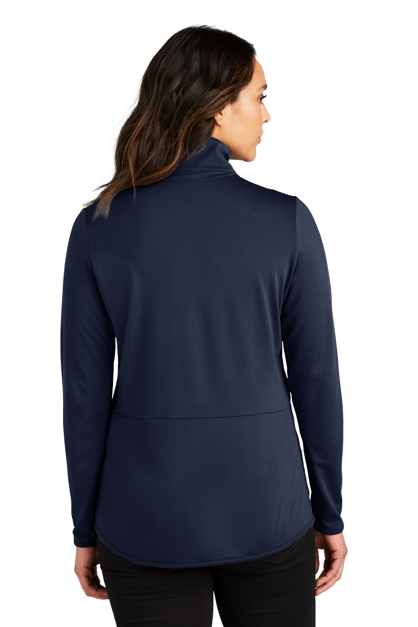 Port Authority® Women's Accord Stretch Fleece Full-Zip - Navy