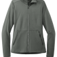 Port Authority® Women's Accord Stretch Fleece Full-Zip - Pewter