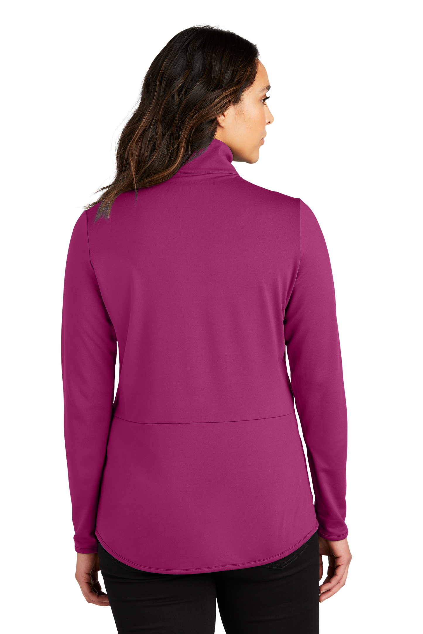 Port Authority® Women's Accord Stretch Fleece Full-Zip - Wine