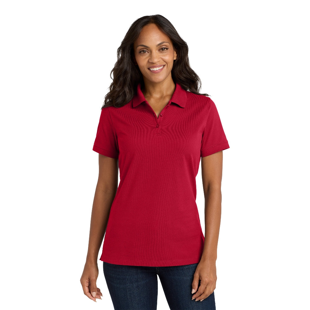 Port Authority® Women's EZCotton® Polo - Apple Red