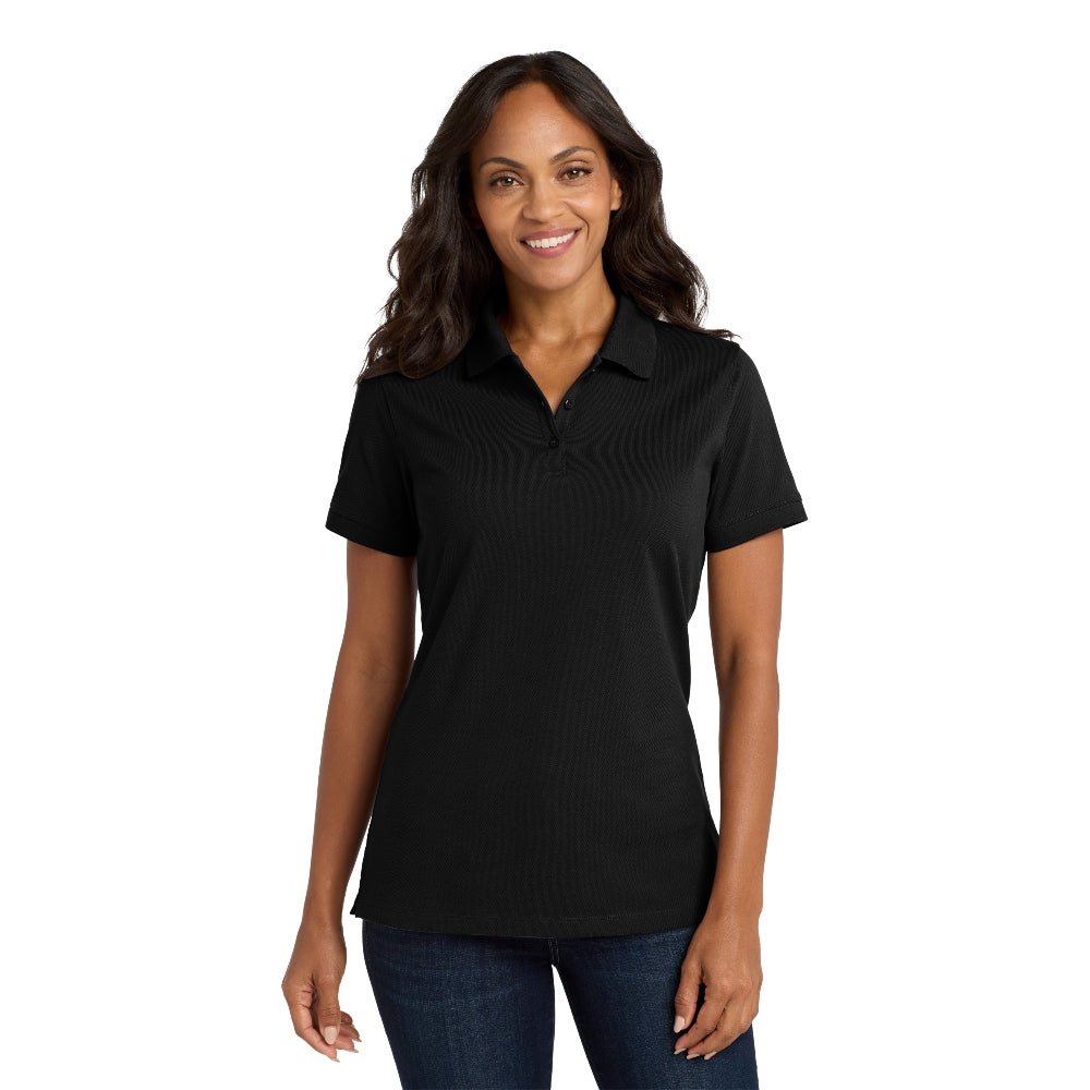 Port Authority® Women's EZCotton® Polo -Black