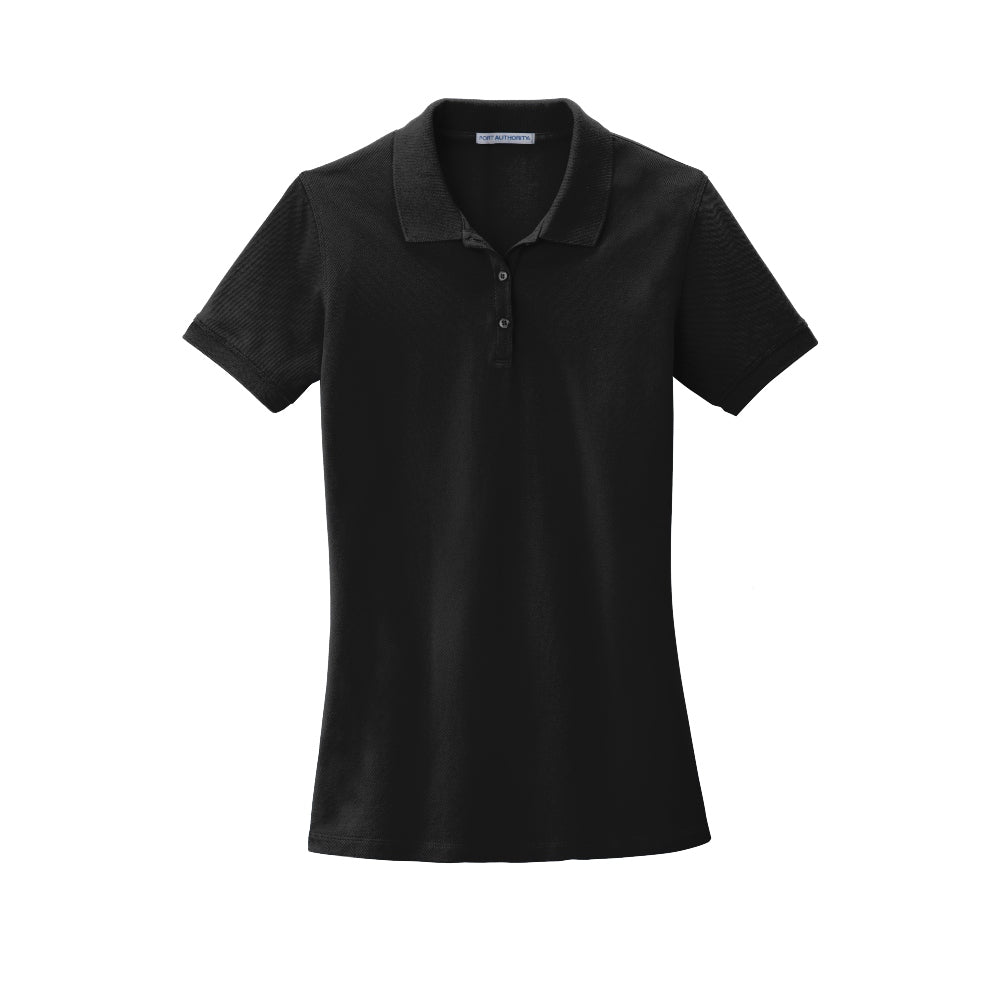 Port Authority® Women's EZCotton® Polo -Black
