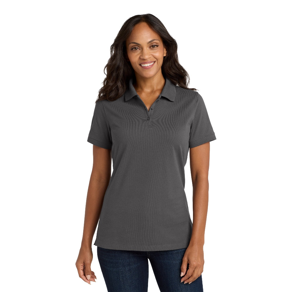 Port Authority® Women's EZCotton® Polo - Sterling Grey