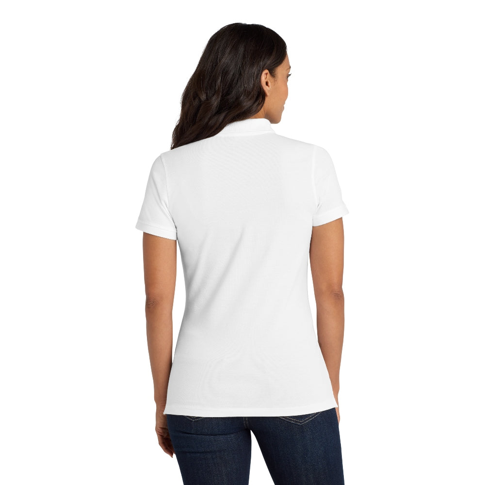 Port Authority® Women's EZCotton® Polo - White