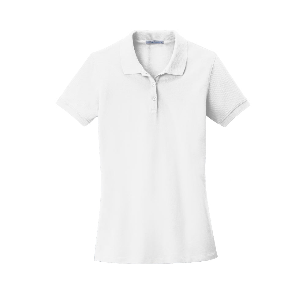 Port Authority® Women's EZCotton® Polo - White