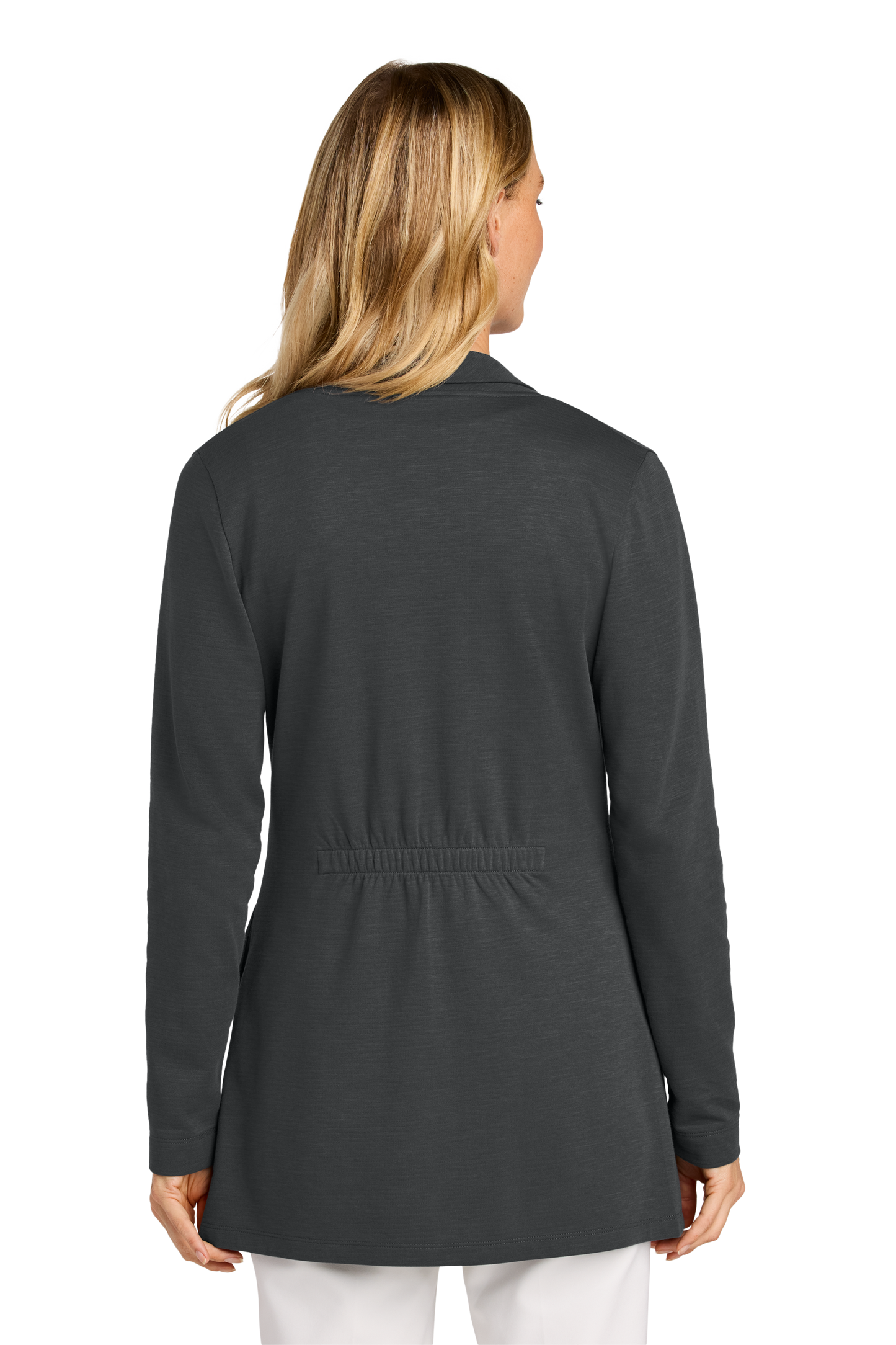 Port Authority® Women’s Breakwater Open Cardigan - Grey Steel