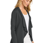 Port Authority® Women’s Breakwater Open Cardigan - Grey Steel