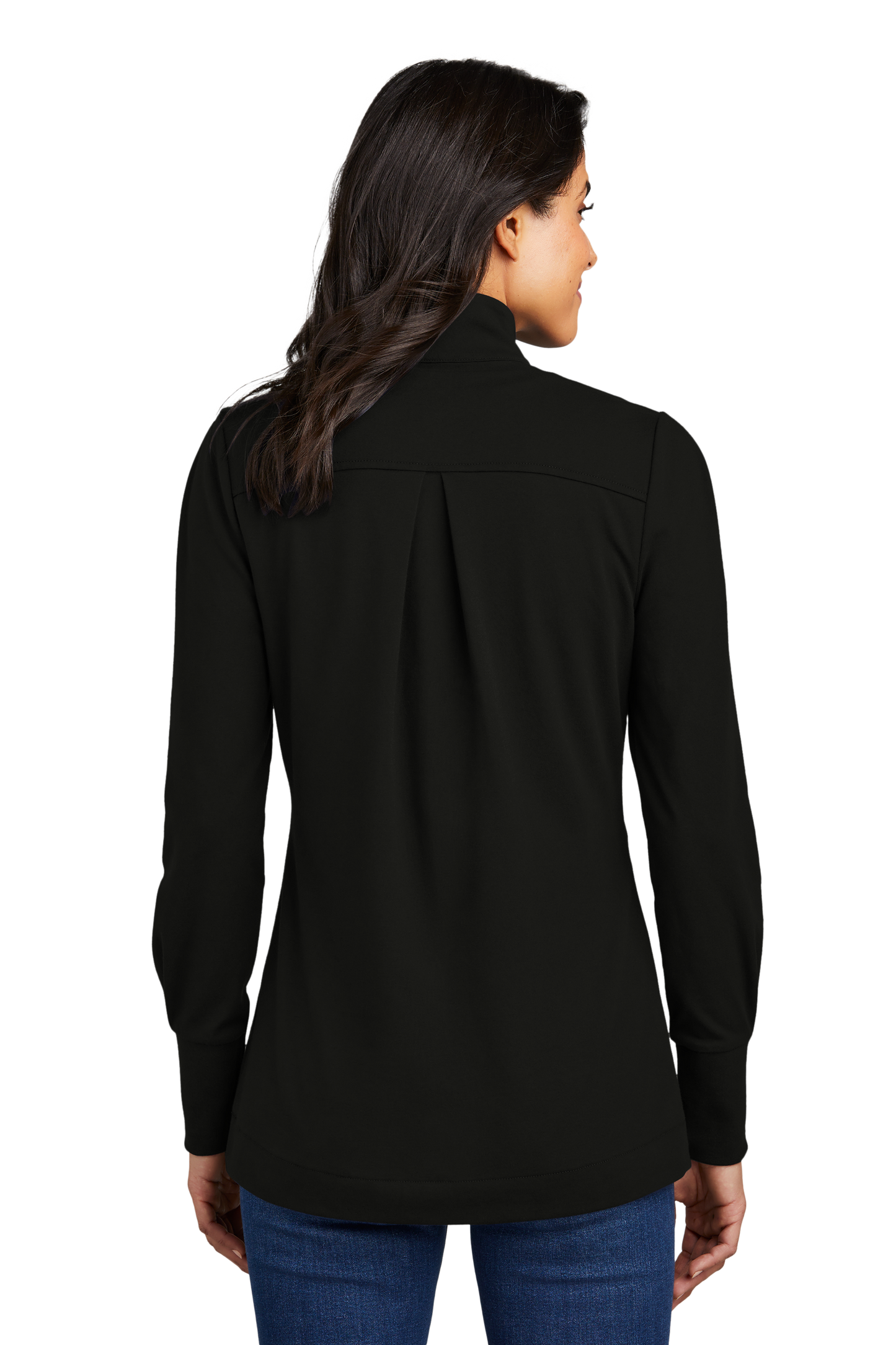 Port Authority® Women's Fairway Stretch 1/4-Zip - Deep Black