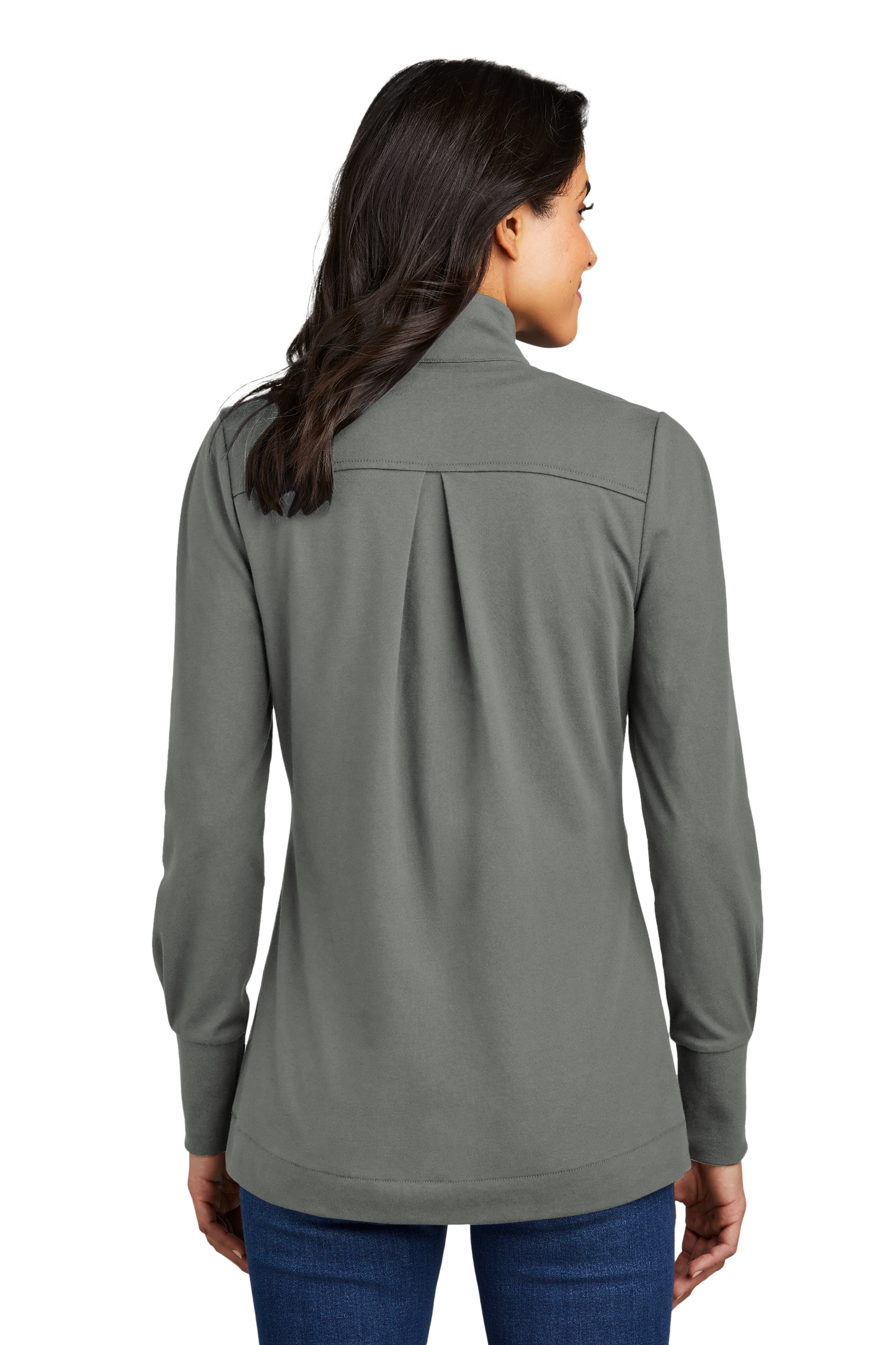 Port Authority® Women's Fairway Stretch 1/4-Zip - Shadow Grey