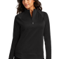Port Authority® Women's C-FREE® Cypress 1/4-Zip - Deep Black