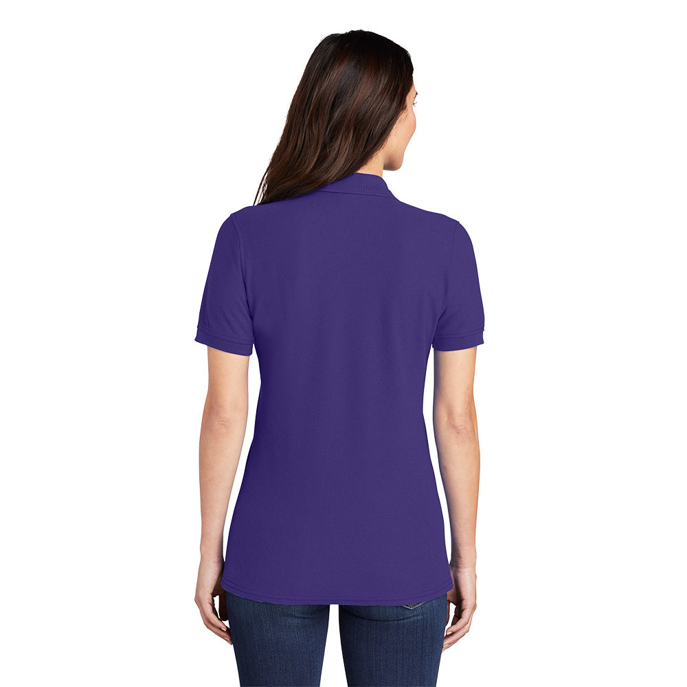 Port & Company® Ladies Core Blend Pique Polo - Purple