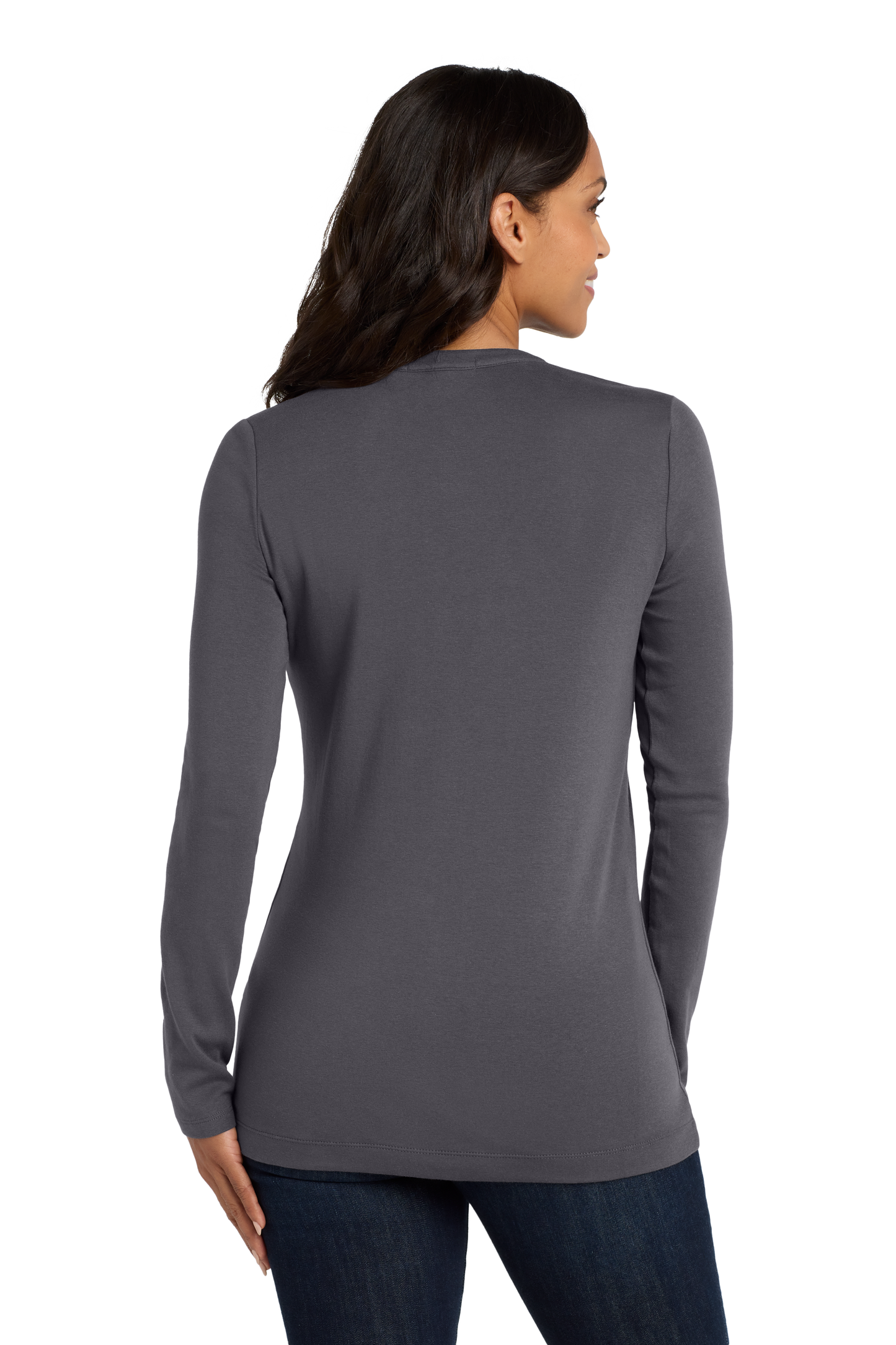 Port Authority® Women's Concept Stretch Button-Front Cardigan - Grey Smoke