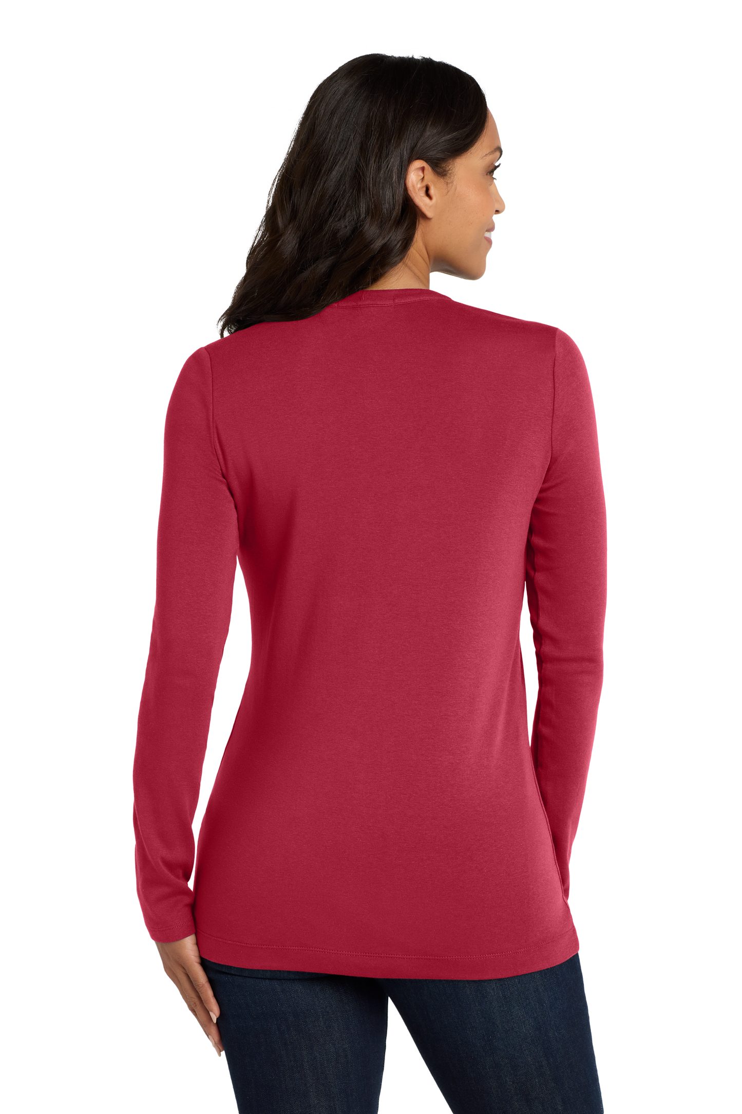 Port Authority® Women's Concept Stretch Button-Front Cardigan - Rich Red