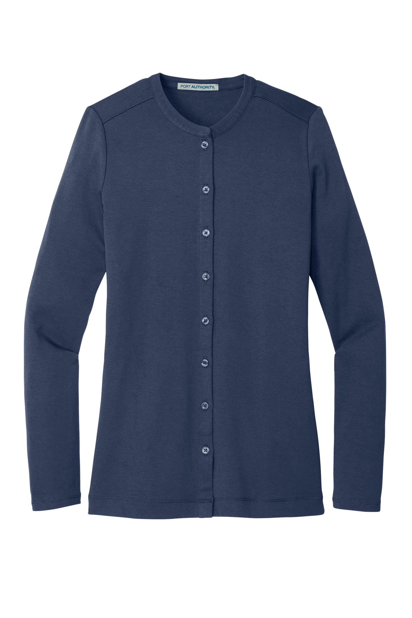 Port Authority® Women's Concept Stretch Button-Front Cardigan - Dress Blue Navy