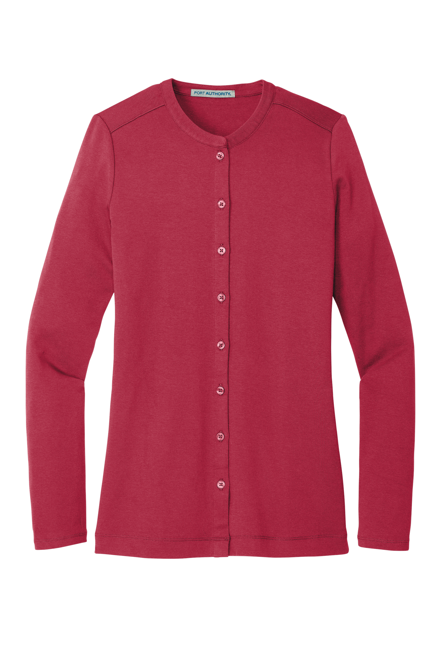 Port Authority® Women's Concept Stretch Button-Front Cardigan - Rich Red