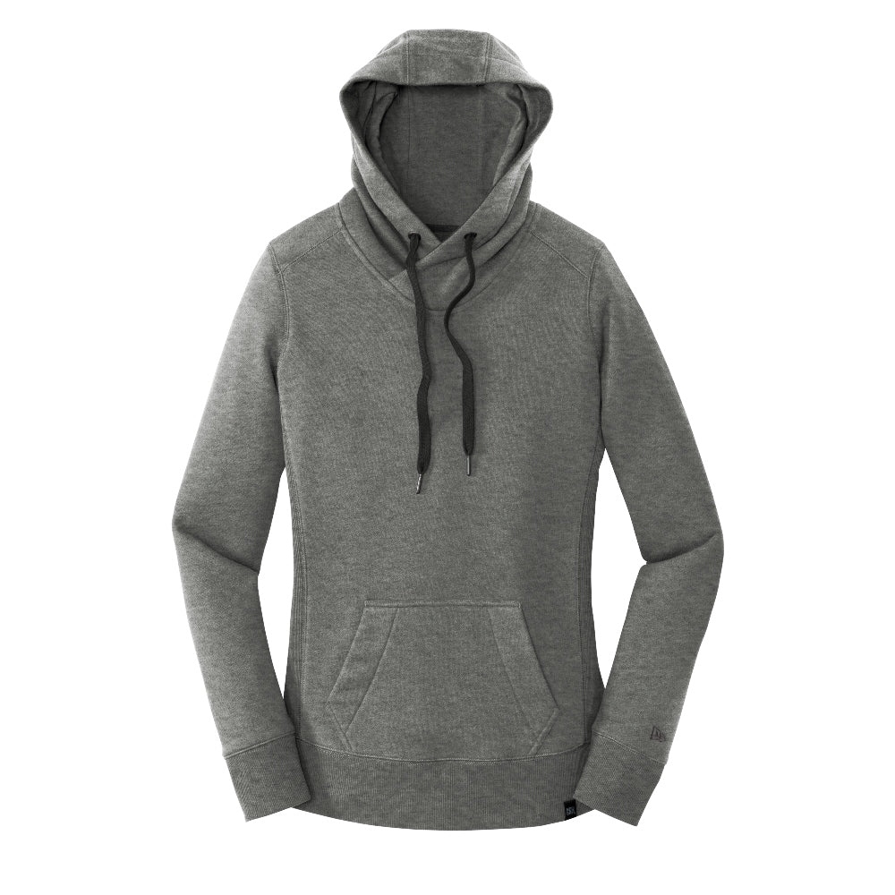 New Era® Women's French Terry Pullover Hoodie - Black Twist