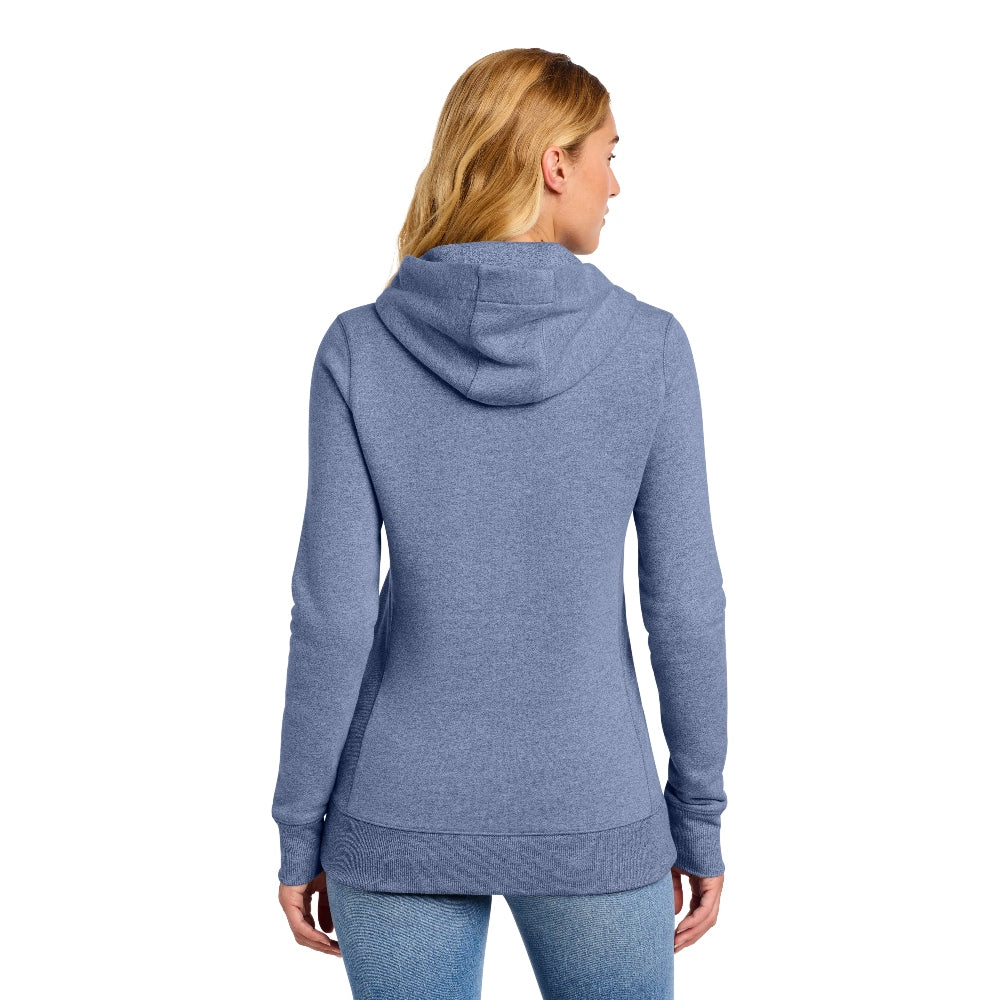 New Era® Women's French Terry Pullover Hoodie - Dark Royal Twist
