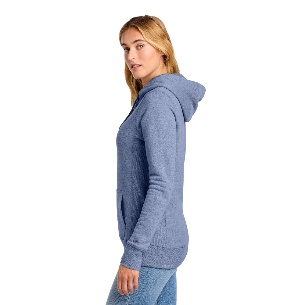 New Era® Women's French Terry Pullover Hoodie - Dark Royal Twist