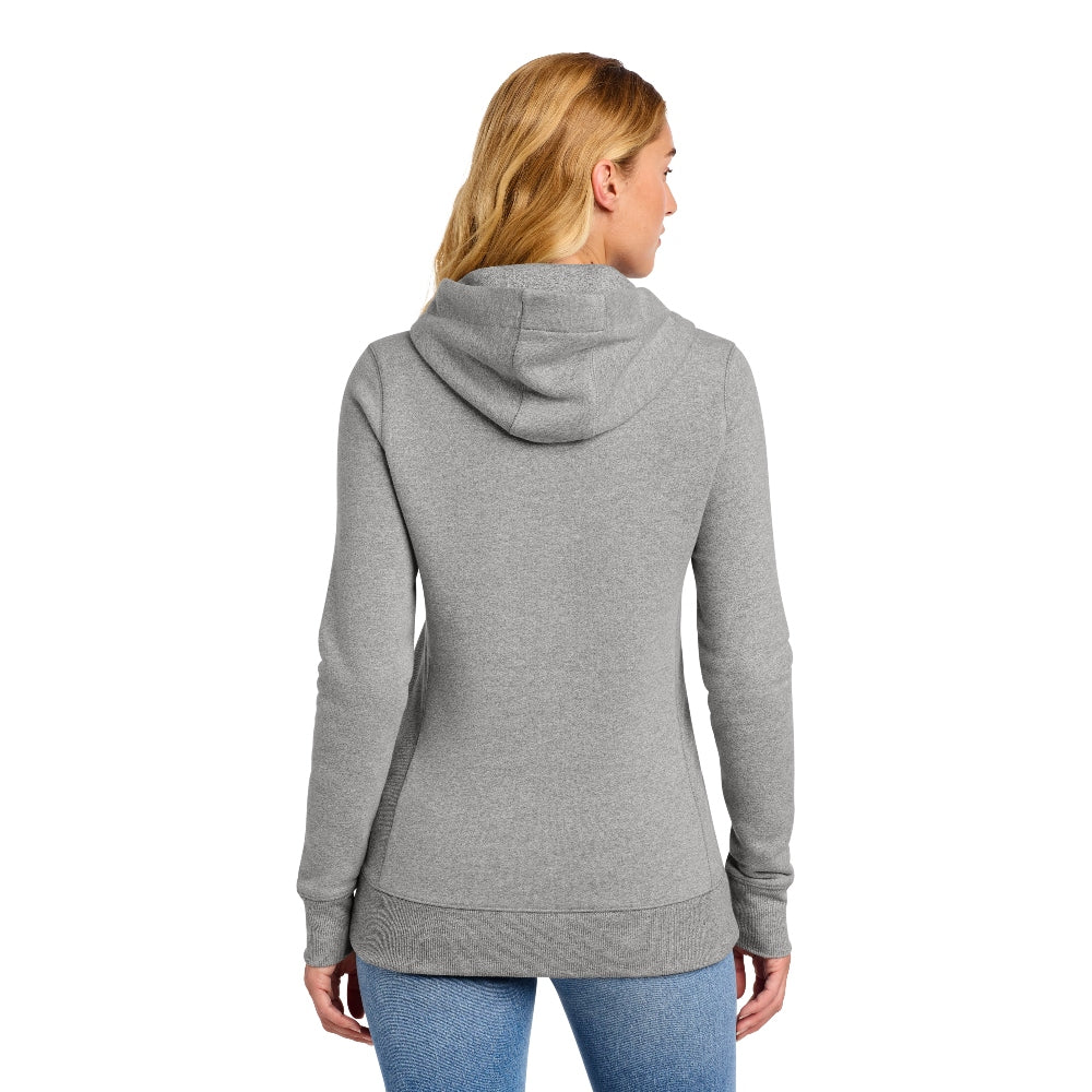 New Era® Women's French Terry Pullover Hoodie - Light Graphite Twist