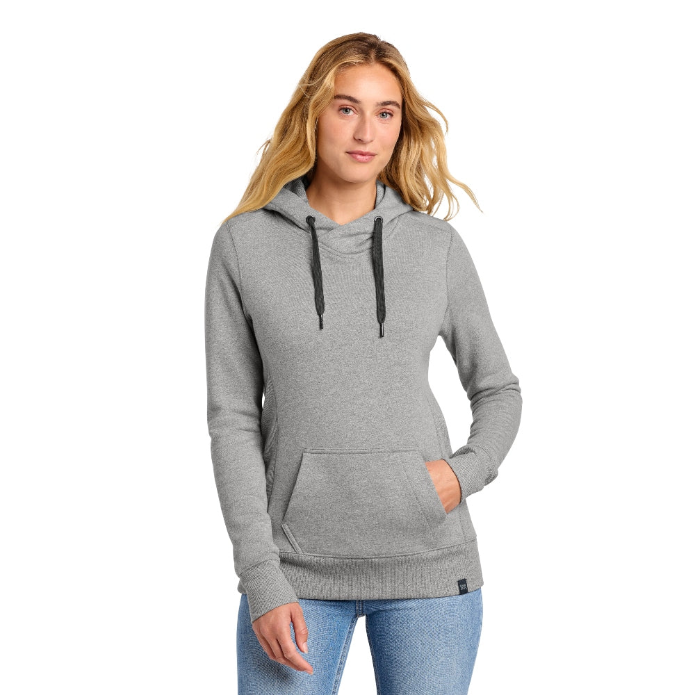 New Era® Women's French Terry Pullover Hoodie - Light Graphite Twist