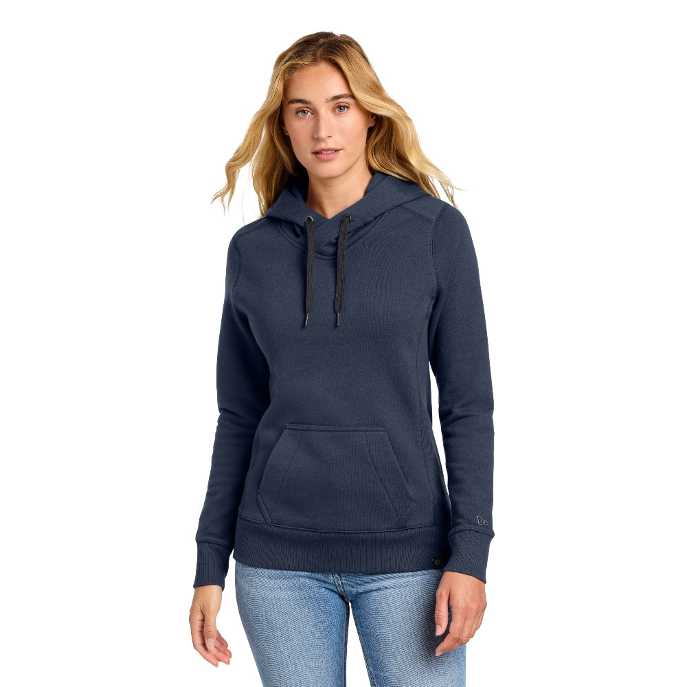 New Era® Women's French Terry Pullover Hoodie - True Navy