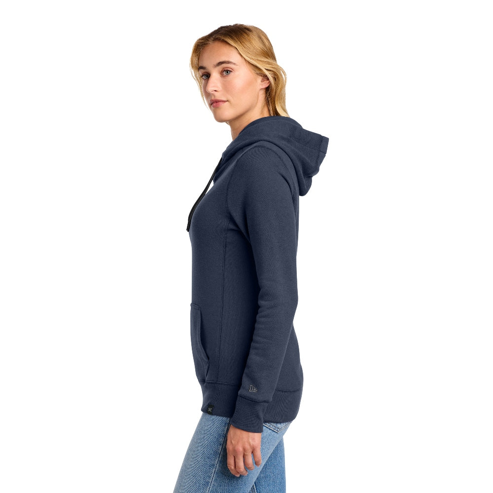 New Era® Women's French Terry Pullover Hoodie - True Navy