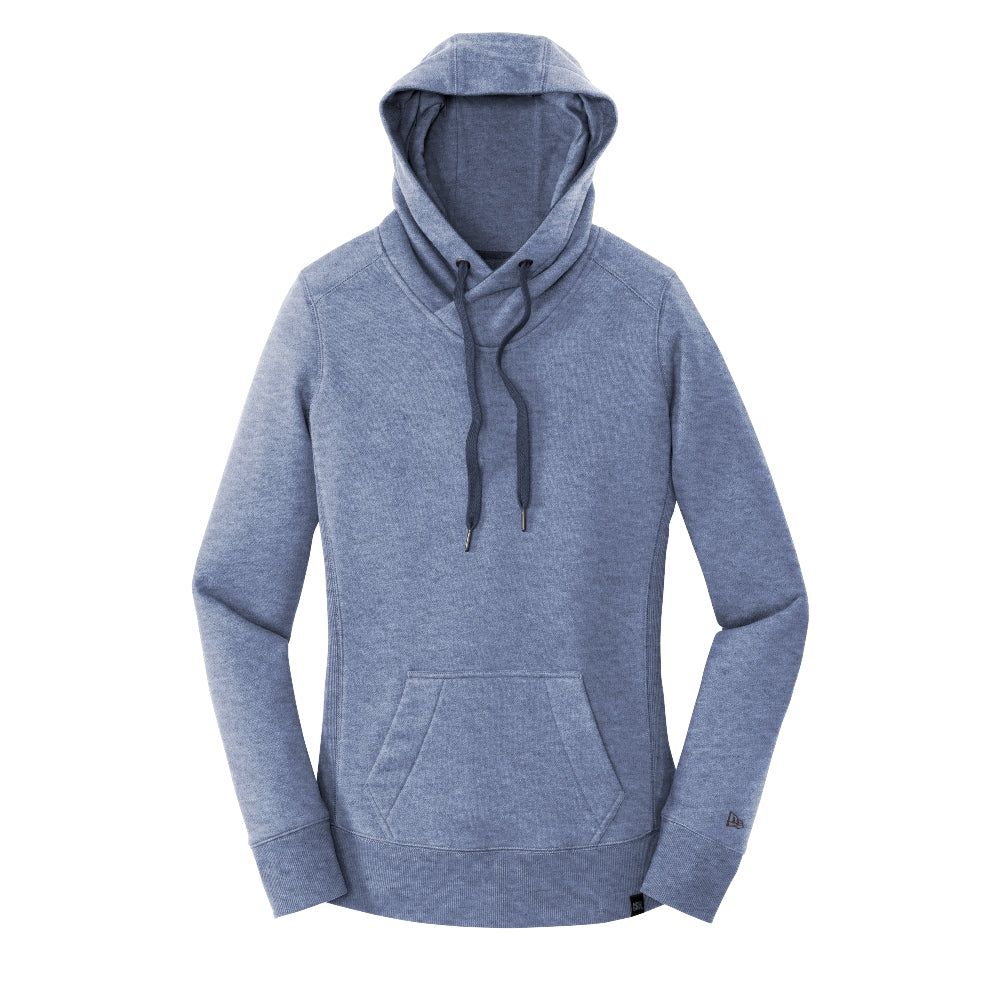 New Era® Women's French Terry Pullover Hoodie - Dark Royal Twist