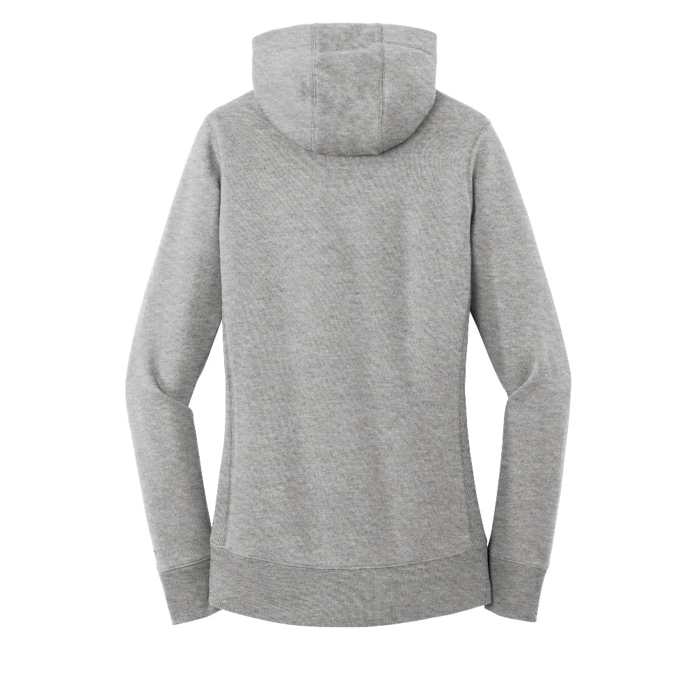 New Era® Women's French Terry Pullover Hoodie - Light Graphite Twist